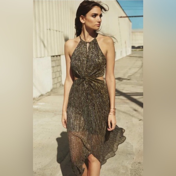 Astr Dresses & Skirts - Veda Dress in Metallic Multi